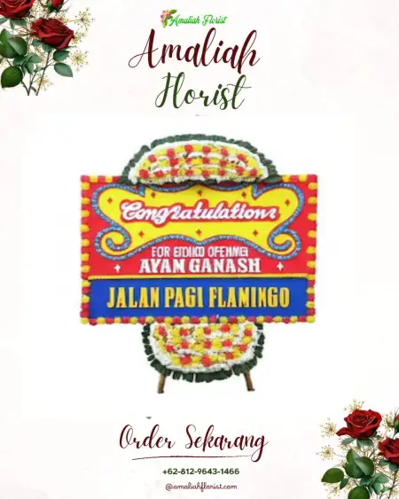 Sewa Papan Bunga Bonipoi